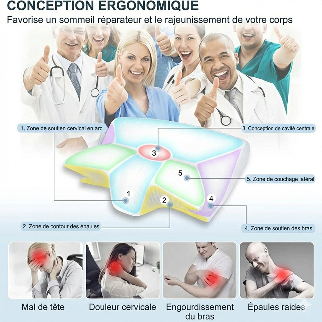 Oreiller de Maintien "Momontum 360"
