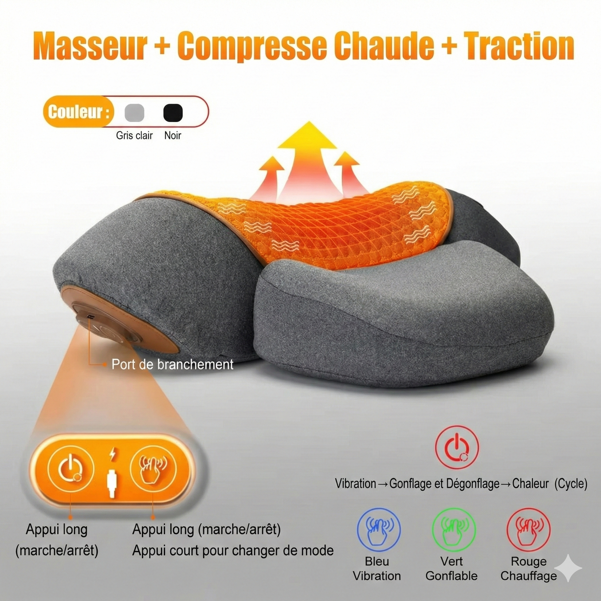 Coussin de Massage Cervical "Momontum Relief"