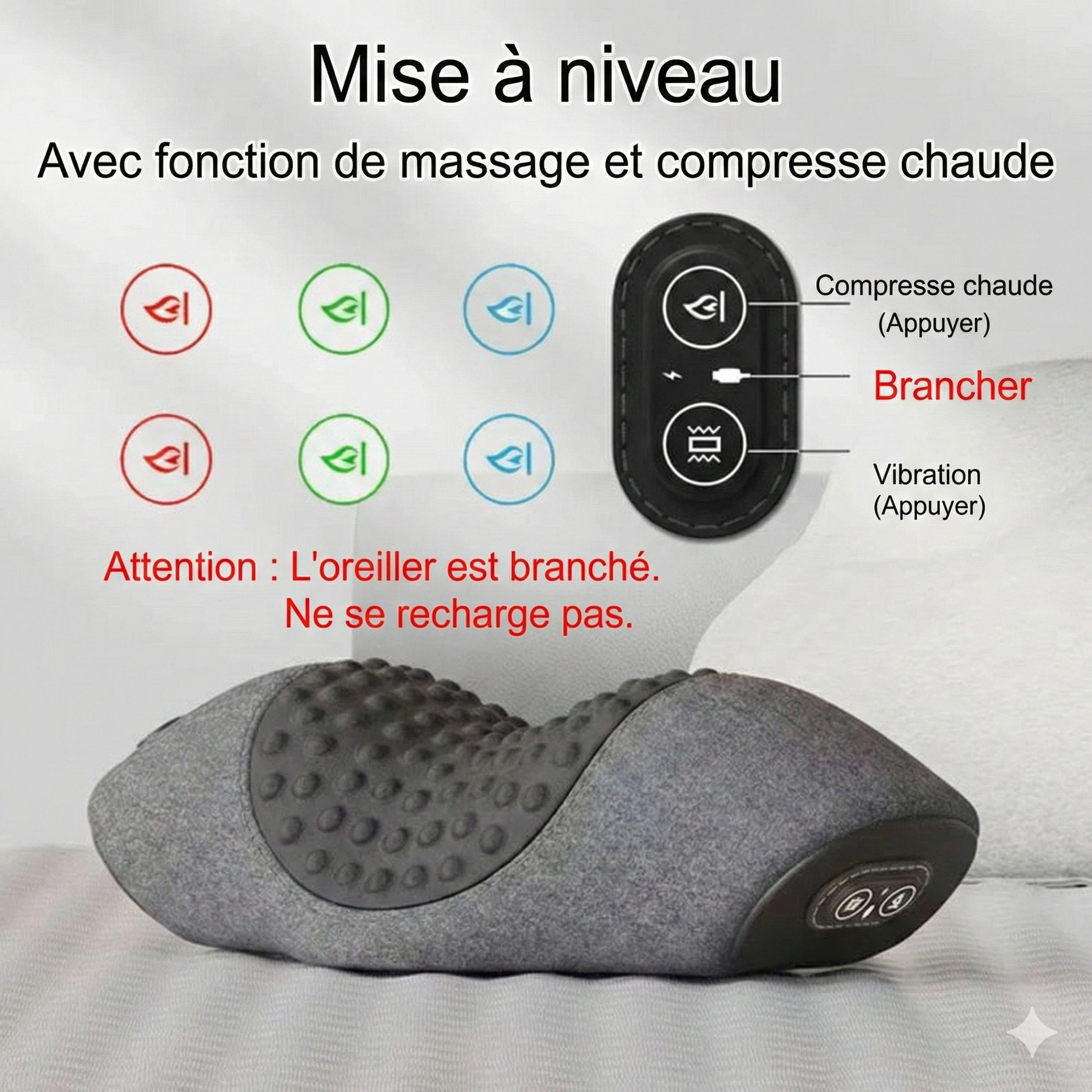 Coussin de Massage Cervical "Momontum Relief"