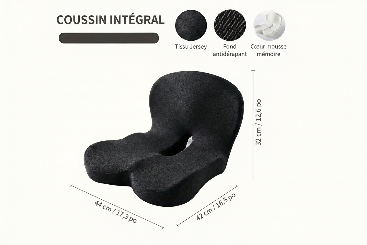 Coussin d'Assise "Momontum Ergo-Sit"