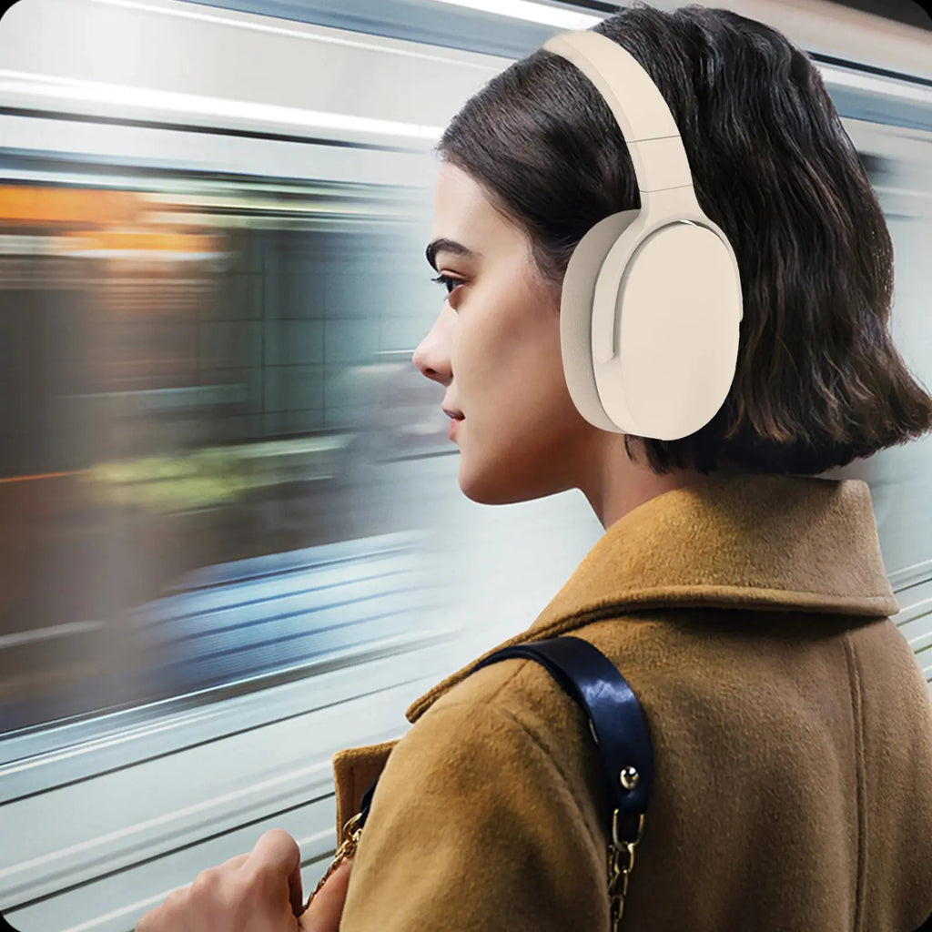Casque Bluetooth 5.1 Pliable à Réduction de Bruit sans Fil