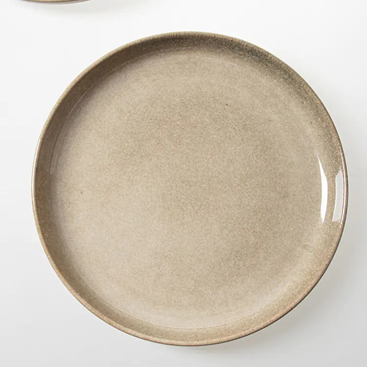 Assiette de Dîner Occidentale en Céramique de Style Vintage pour la Maison